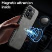 vivo X100 Ultra Magnetic Leather Back Phone Case - Light Grey - 6