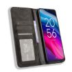 TCL 50 SE 4G Leather Phone Case - Black - 4