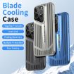 iPhone 12 Blade Cooling PC Full Coverage Phone Case - Titanium Silver - 2