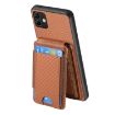 Samsung Galaxy A22 5G Carbon Fiber Wallet Stand Phone Case - 3