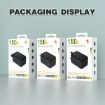 150W Multi-port Fast Charger, US Plug - 3 x USB + 3 x USB-C/Type-C (Black) - 6