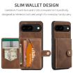 Google Pixel 9 JEEHOOD J01 Retro Wallet Phone Case (Brown) - 6