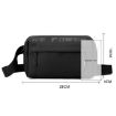 WEPOWER Men Casual Single Shoulder Crossbody Bag - Black - 5