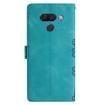 LG K50 Cherry Blossom Butterfly PU Phone Case - Green - 3