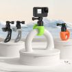 TELESIN TLQ-005 Elastic Quick Release Stand Silicone Strap (Green) - 2