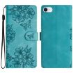 Cherry Blossom Butterfly iPhone SE 2022/SE 2020 Case - Green - 1