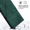 TCL 50 XE 5G Green Leather Phone Case - 3D Embossed Flip Crossbody - 5