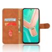 Vivo Y28 4G Brown Leather Phone Case - Magnetic Flip Design - 4