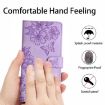 Samsung Galaxy A53 5G Cherry Blossom Butterfly PU Phone Case (Purple) - 6