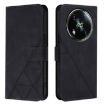 Itel RS4 Crossbody 3D Embossed Flip Leather Phone Case - Black - 2