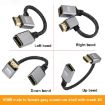 4K UHD HDMI Male to Female Extension Cable - 20cm - 2