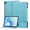 Lenovo Tab P12 Cat Buckle Leather Tablet Case - Sky Blue - 1