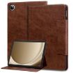 Samsung Galaxy Tab A9 Cat Buckle Leather Tablet Case - Brown - 1