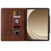 Samsung Galaxy Tab A9+ Cat Buckle Leather Tablet Case - Brown - 4