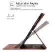 Cat Buckle Leather Smart Tablet Case for Kindle Fire HD 10 - Brown - 6