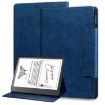 Royal Blue Leather Tablet Case for Kindle Scribe 10.2 inch - 1