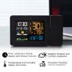 Color Screen Temperature Humidity Meter Projection Clock - 6
