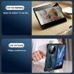 SULADA PC + Leather Texture Shockproof Phone Case for vivo X Fold3 Pro (Brown) - 3