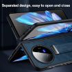 SULADA PC + Leather Texture Shockproof Phone Case for vivo X Fold3 Pro (Brown) - 6