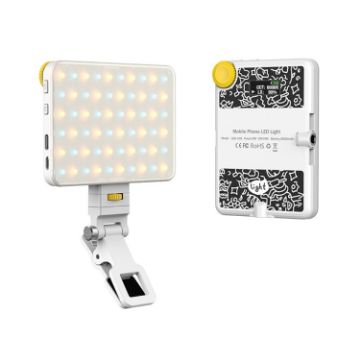 Rechargeable Clip Fill Light with 3 Light Modes for Phone - 1