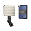 Rechargeable Clip Fill Light with 60 LEDs - 3 Light Modes - Blue - 1