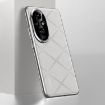 For Honor 200 Plain Leather PC Phone Case White - 1