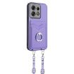 Motorola Edge 50 Pro EU Crossbody Rope Ring Card Holder Phone Case - 3