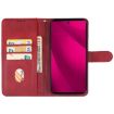 T-Mobile Revvl 7 Pro 5G Leather Phone Case - Red - 3