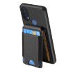 Motorola Moto G Play 2024 4G Carbon Fiber Wallet Stand Case - 3