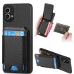 Motorola Moto G Stylus 5G 2024 Carbon Fiber Wallet Stand Case - 1