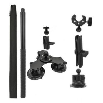 Insta 360 Car Top Suction Cup Selfie Stick Bracket - Set 4 - 1