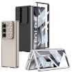 Samsung Galaxy Z Fold6 GKK Ultra-thin Leather Phone Case Silver - 2