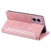 Motorola Moto E14 Rose Gold Leather Phone Case with Lanyard - 3