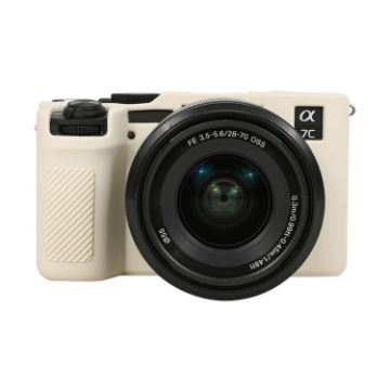 Sony ILCE-7CM2/A7C II/A7CR White Silicone Protective Case - 1