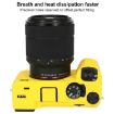 Sony ILCE-7CM2/A7C II/A7CR Yellow Silicone Protective Case - 5