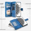 Motorola Edge 50 Fusion Blue Leather Phone Case - 5