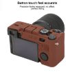 Sony ILCE-7CM2/A7C II/A7CR Silicone Protective Case - Coffee - 4