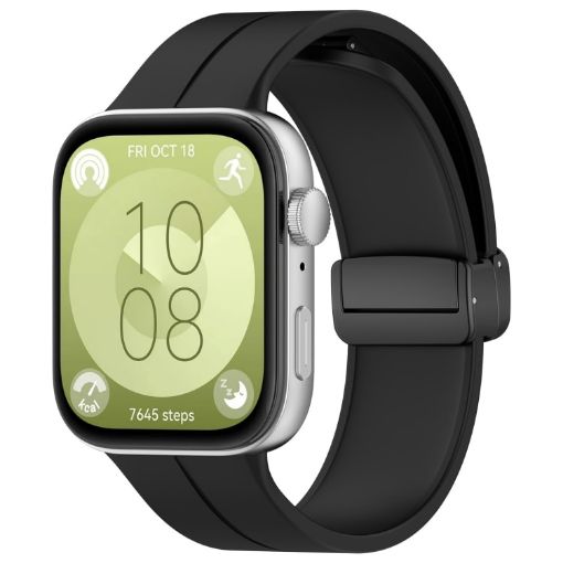 Huawei Watch Fit3 Silicone Band - Black - 1