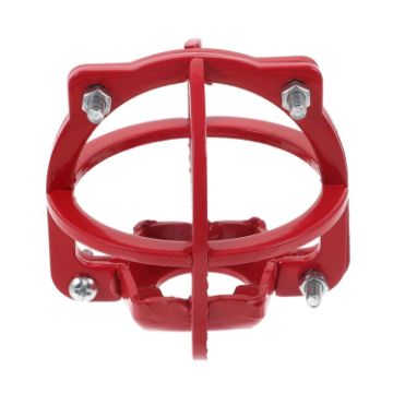 Fire Sprinkler Head Protective Cover Bracket - Red 6-point Sprinkler - 1