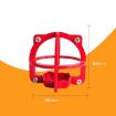 Fire Sprinkler Head Protective Cover Bracket - Red 4-point Sprinkler - 2