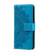 Motorola Moto G85 Blue Leather Phone Case with Lanyard - 2