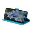 Motorola Moto G85 Blue Leather Phone Case with Lanyard - 6