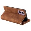 Motorola Moto G85 Leather Phone Case with Lanyard - Brown - 5
