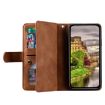 Motorola Moto E14 Leather Phone Case with Lanyard - Brown - 4