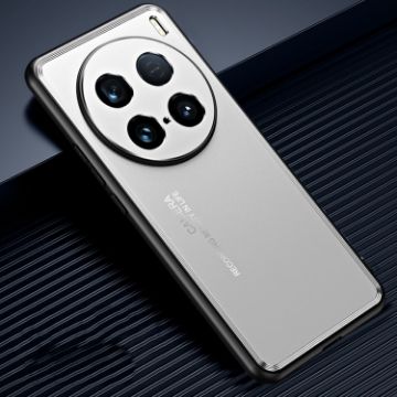 Vivo X100 Ultra Frosted Metal Phone Case - Silver - 1