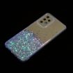 Samsung Galaxy A23 Phone Case - Transparent Frame Glitter TPU (Blue) - 3