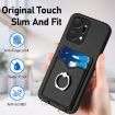 For Honor X7a/Play7T R20 Crossbody Rope Ring Card Holder Phone Case - 5