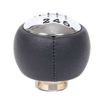 Peugeot 307/308 Gear Lever Hand Ball Leather Shift Knob, 6 Speed - 1