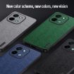 Vivo Y28 4G Tree Bark Leather Phone Case - Black - 5