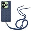 Tecno Spark 20 Blue TPU Phone Case with Lanyard - 3